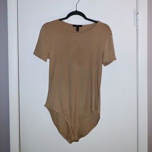 Tan Forever21 Bodysuit (XL) 🖤